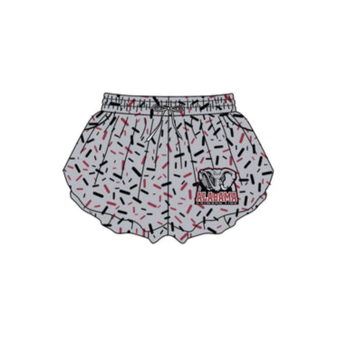 Girls gray Alabama shorts