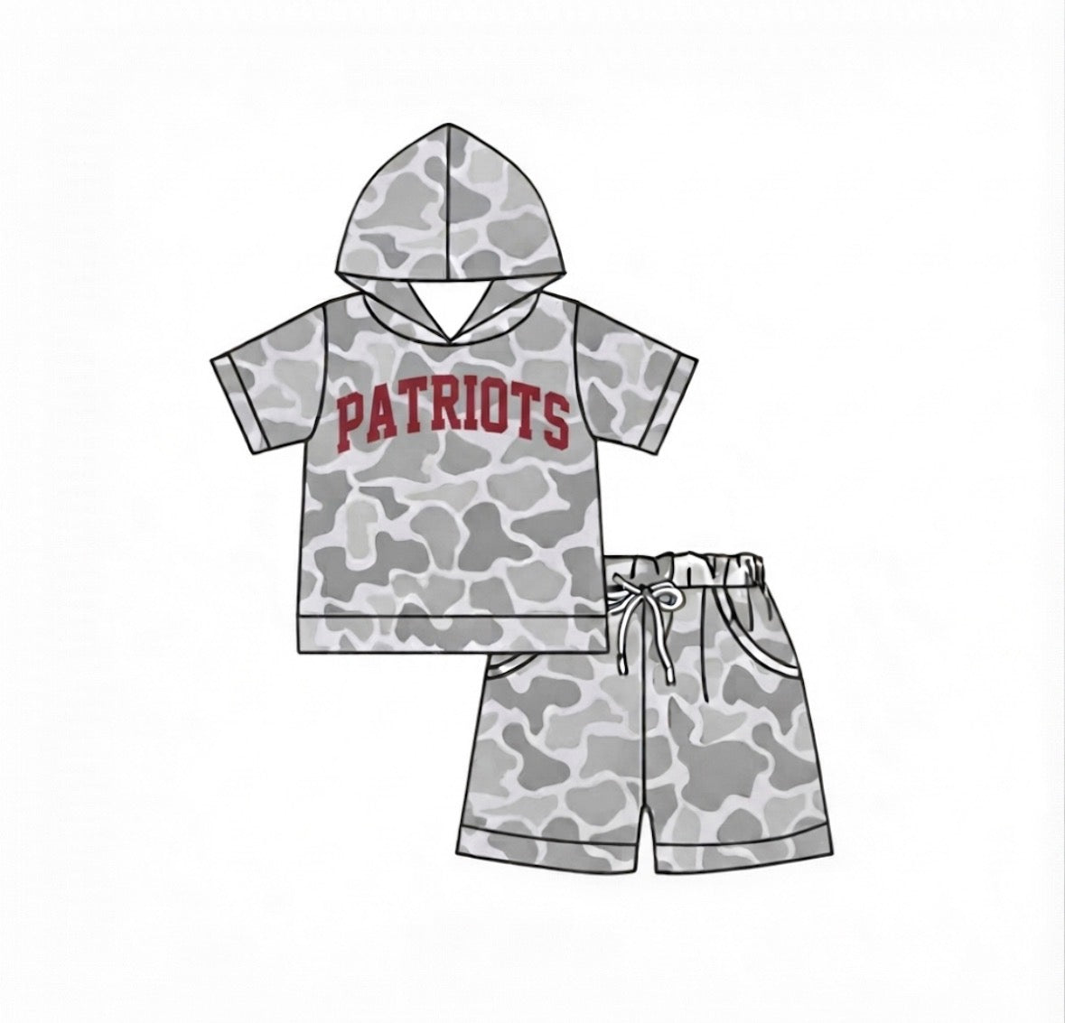 Gray camo Patriots set