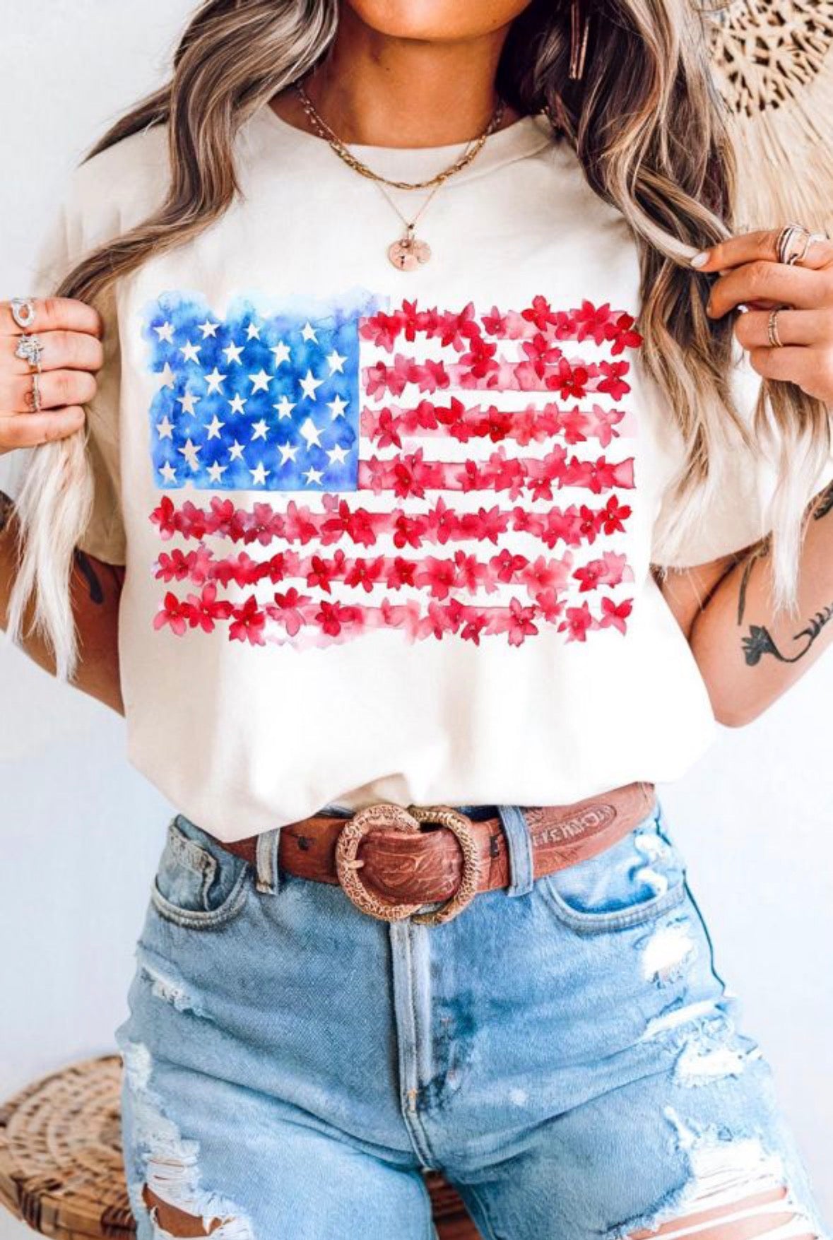 American flag t-shirt