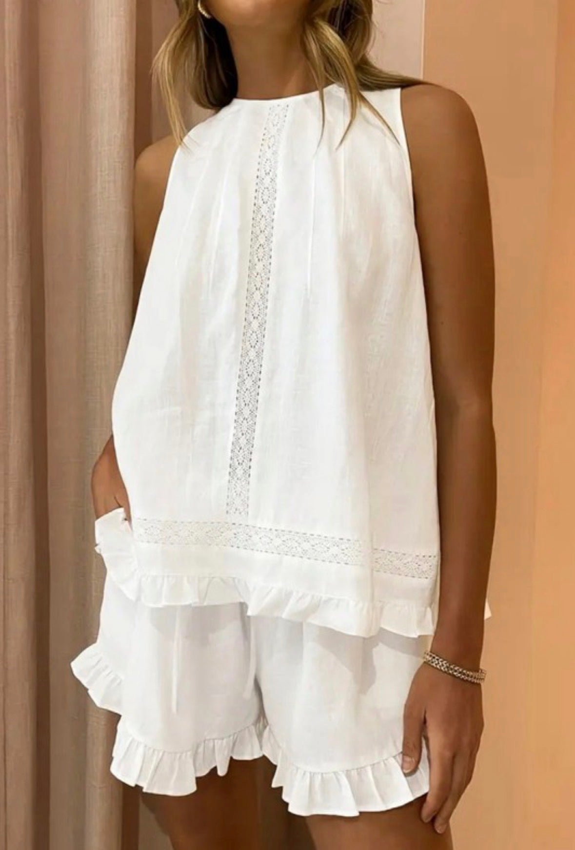 White short set