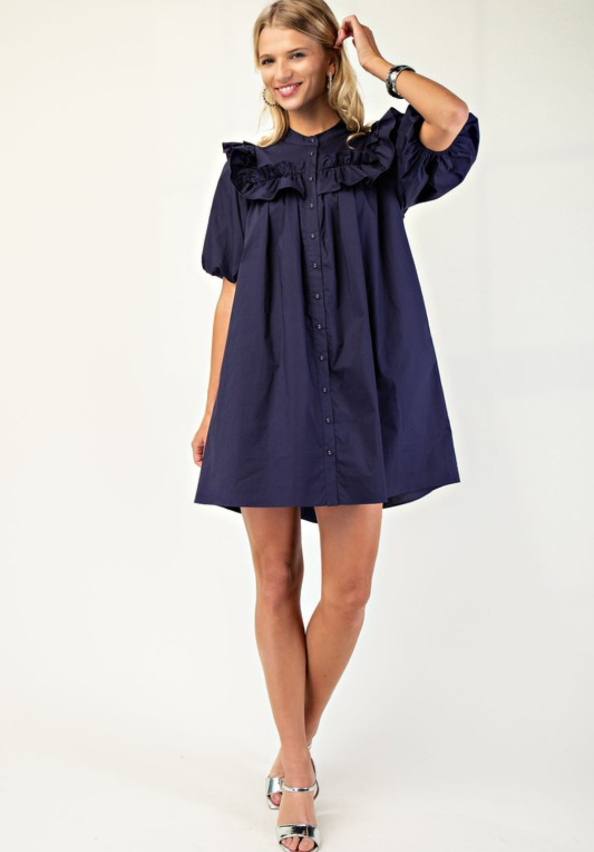 Gigio navy dress