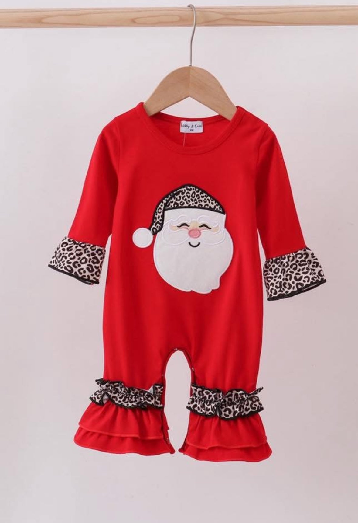 Red Santa Romper