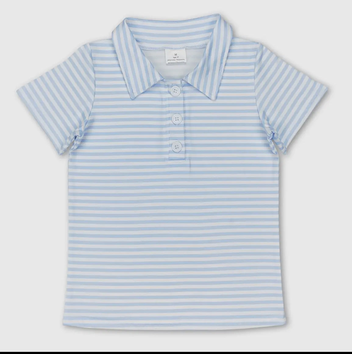 Boys striped polo