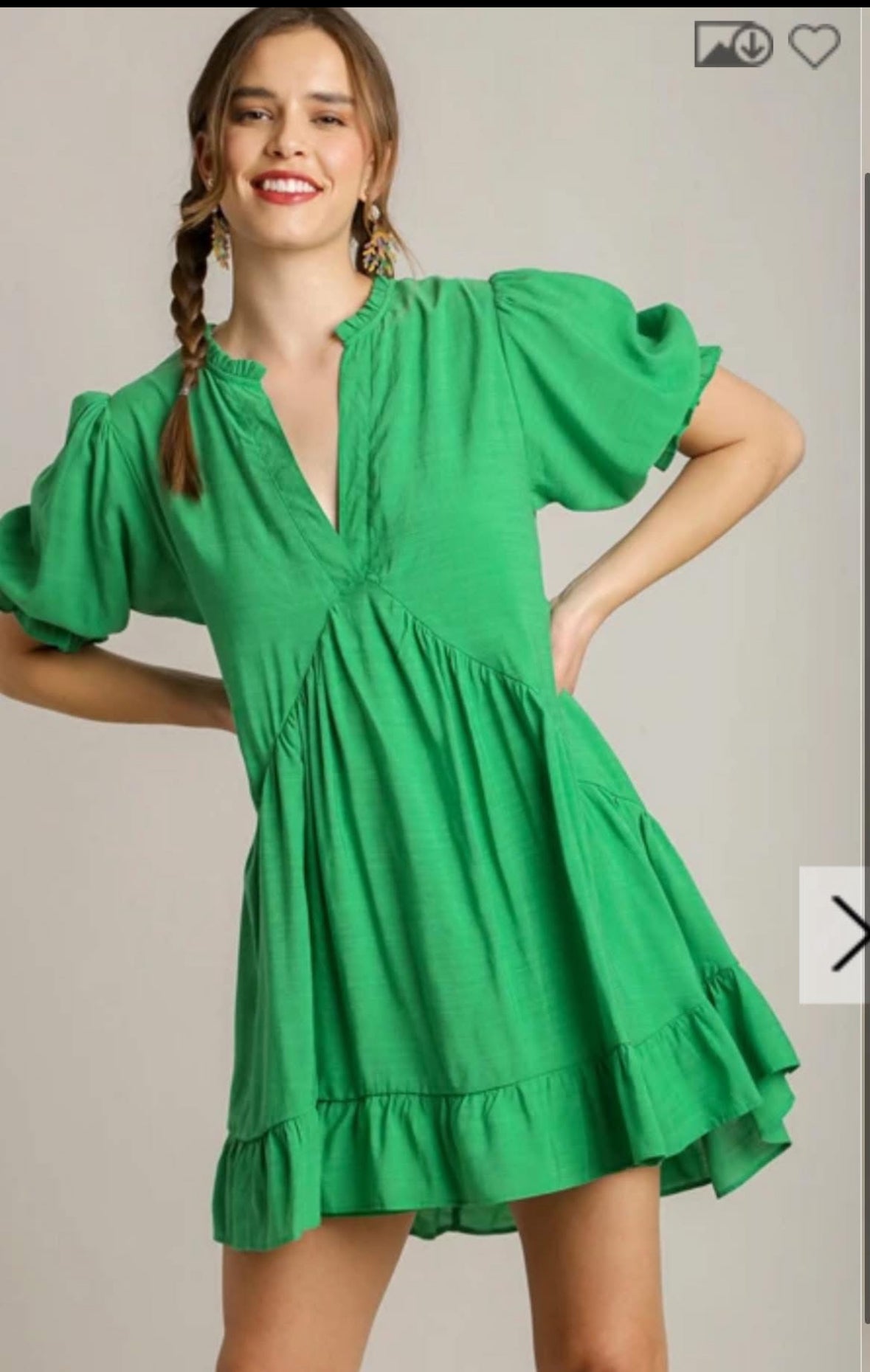 Umgee green dress
