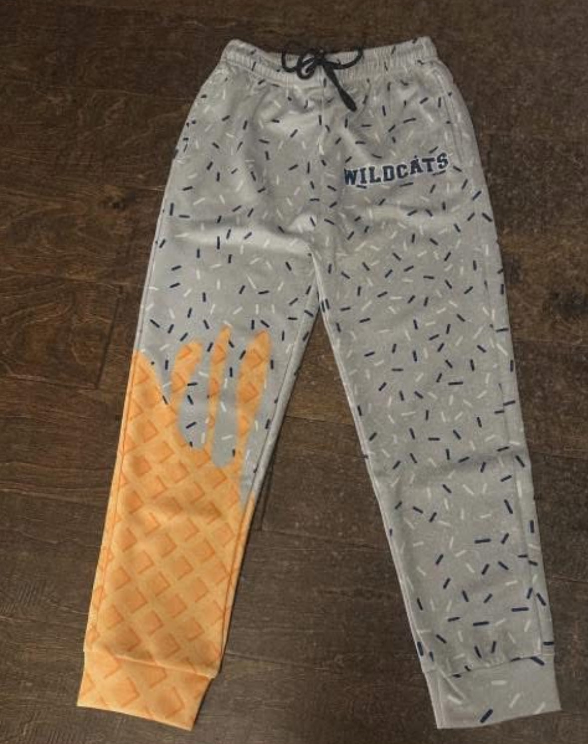 Boys gray TC drip pants