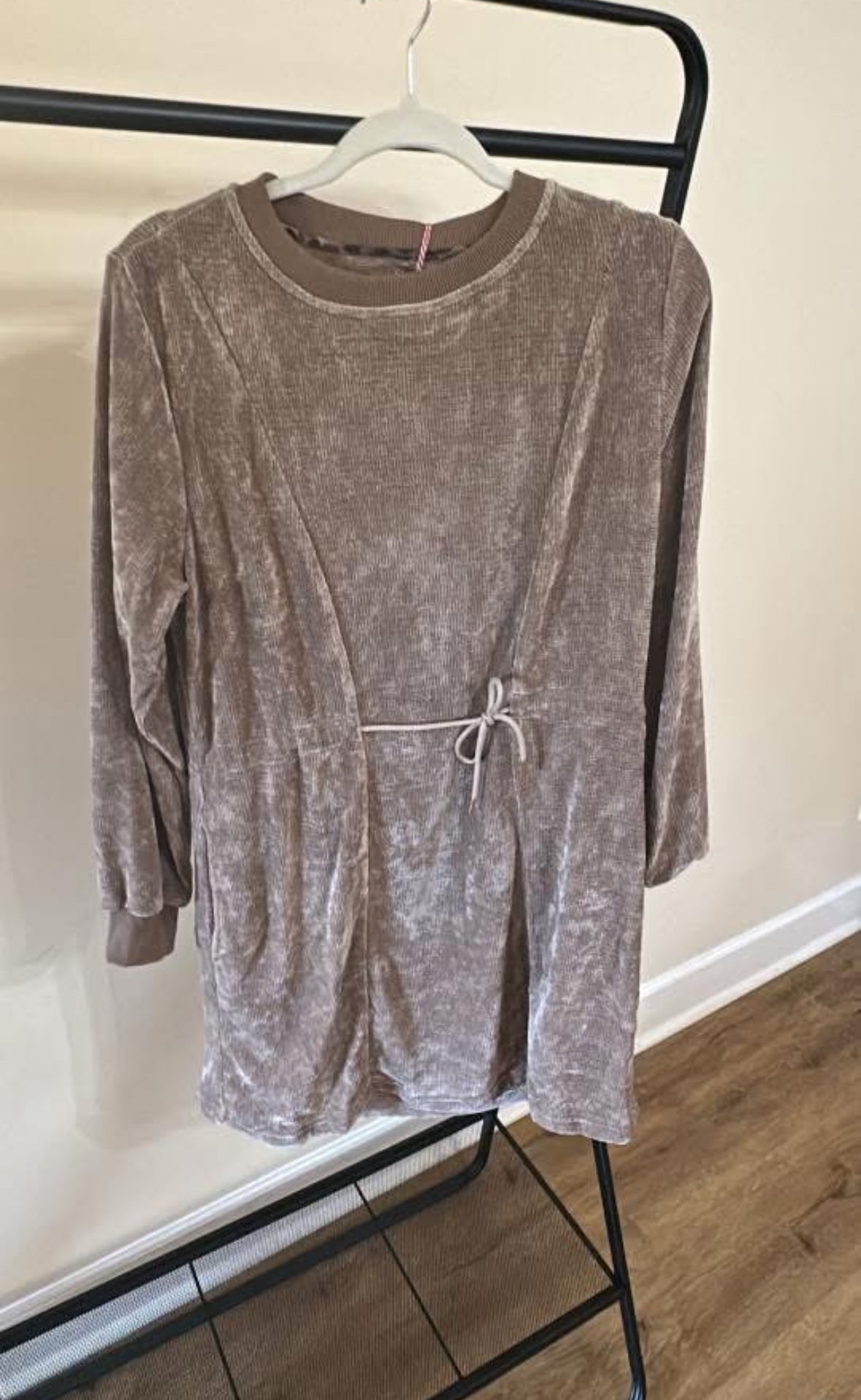 Velvet athletic dress