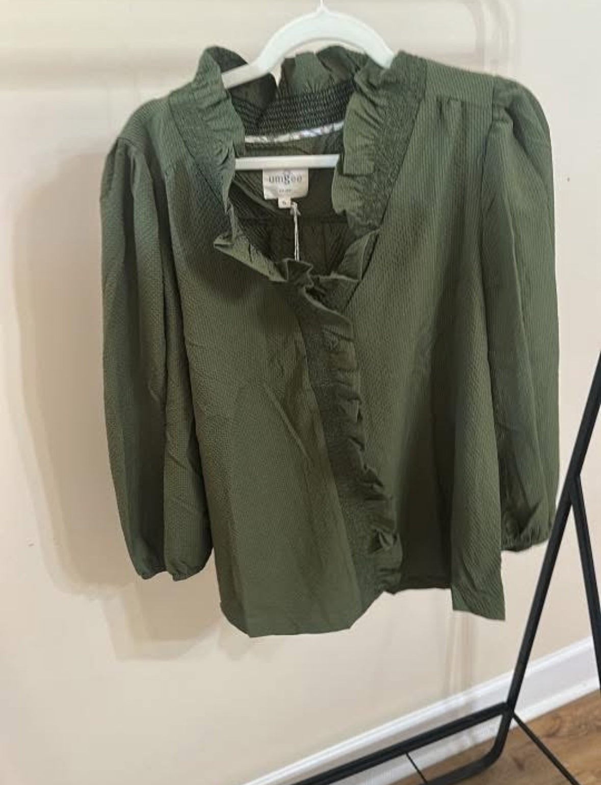 Olive green Umgee top