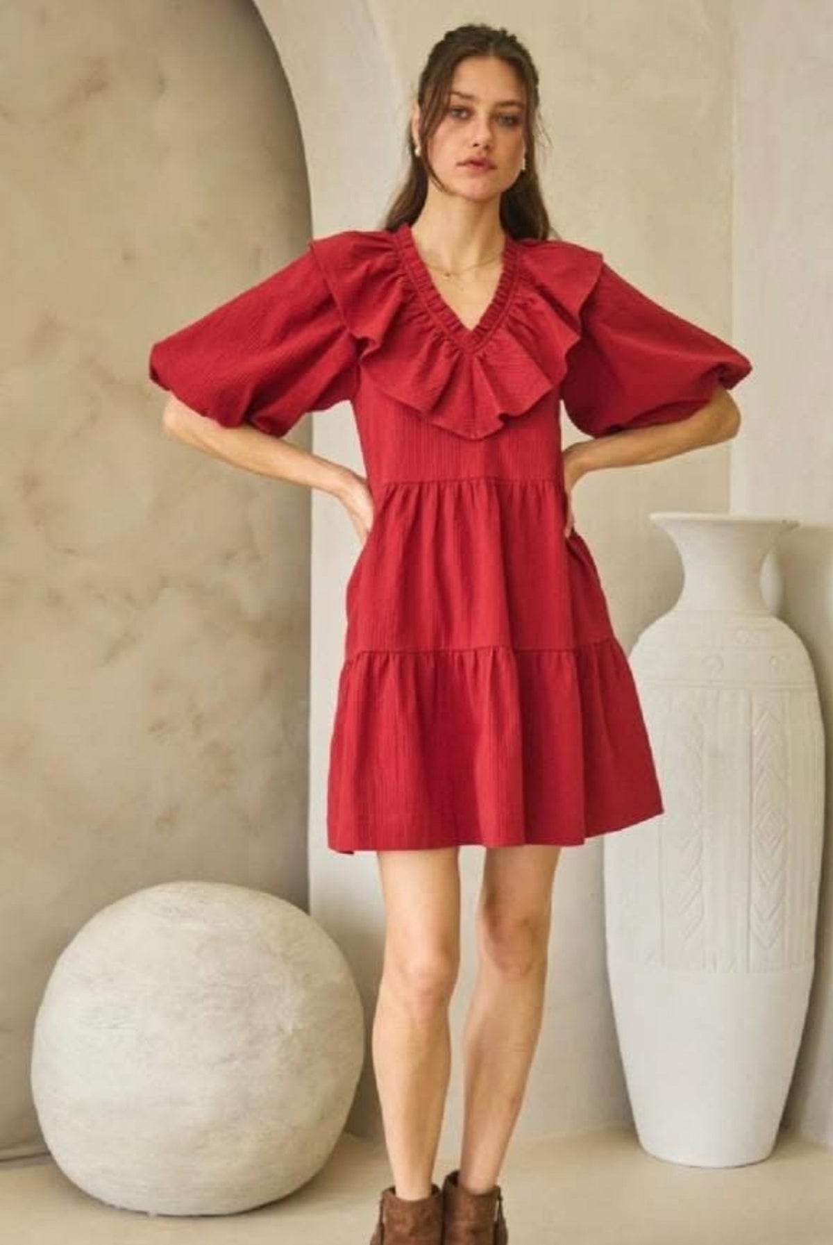 Oddi Red Dress