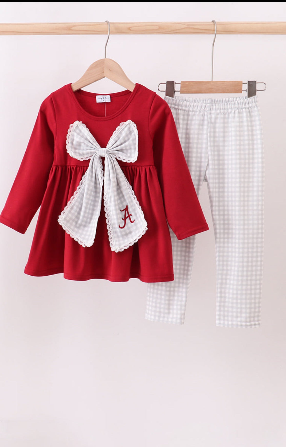 Girls Alabama Bow Set
